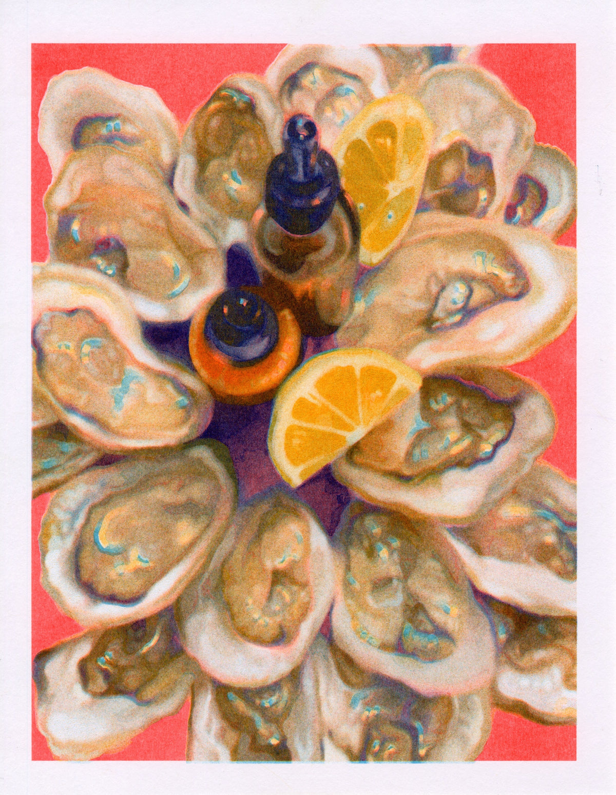 Happy Hour Riso Print