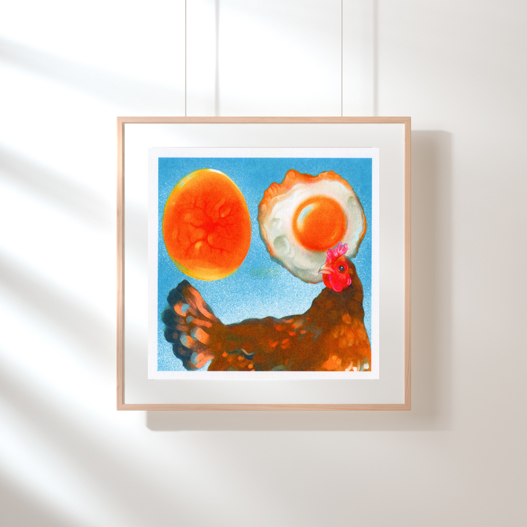 What Came First? Riso Print
