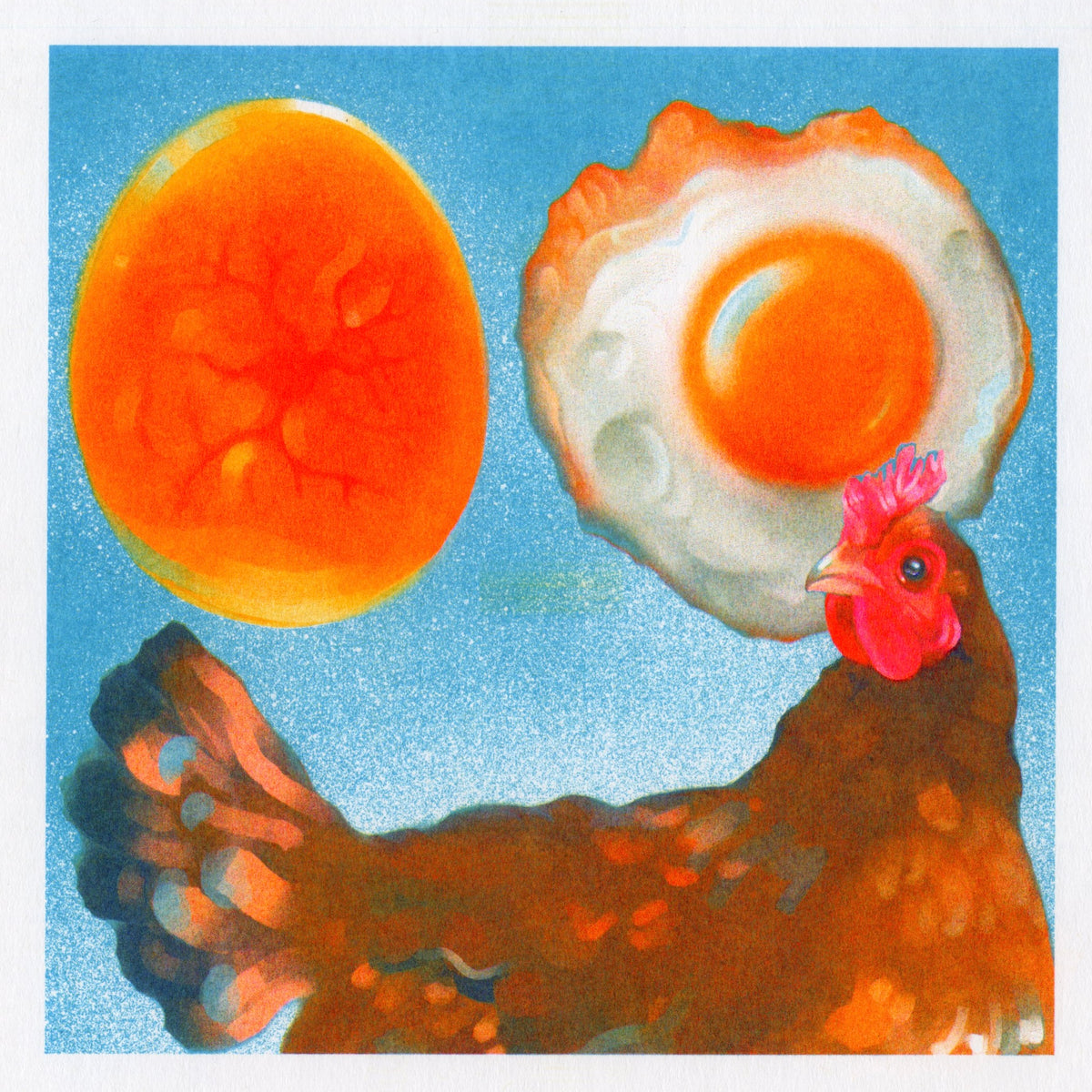 What Came First? Riso Print